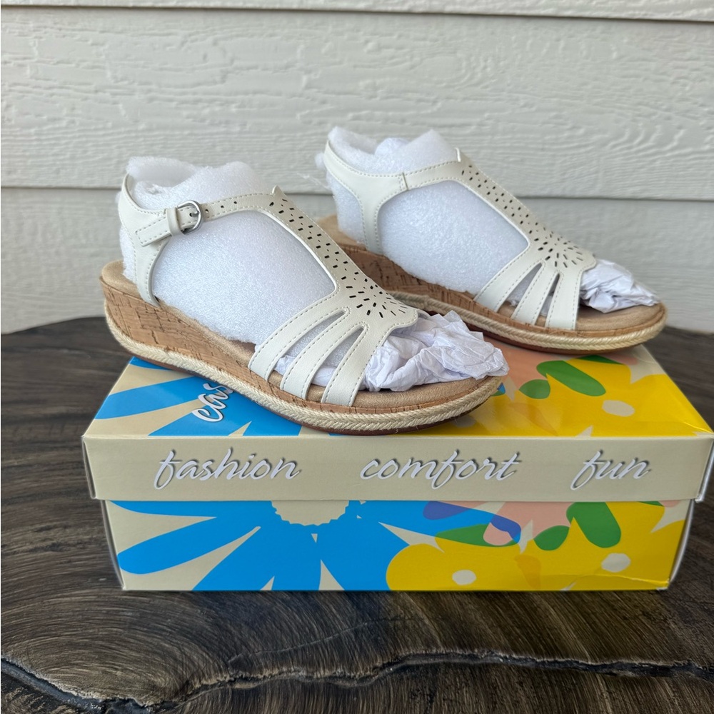 Women’s wedge sandals. Size 9 WW- extra wide